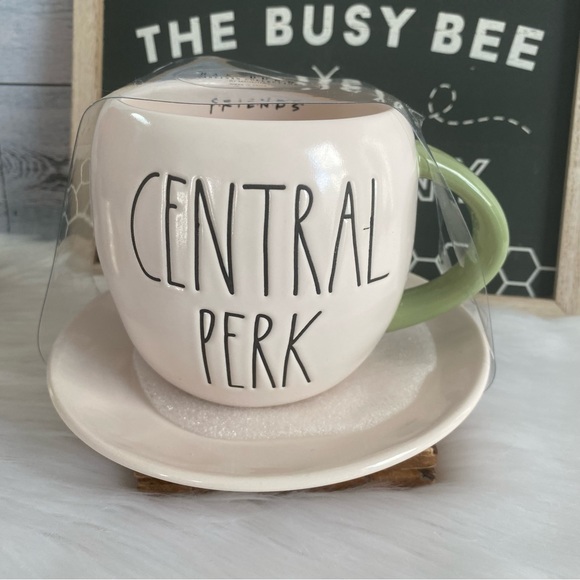 Rae Dunn Central Perk Friends Double Sided Cup And Saucer - Picture 6 of 10